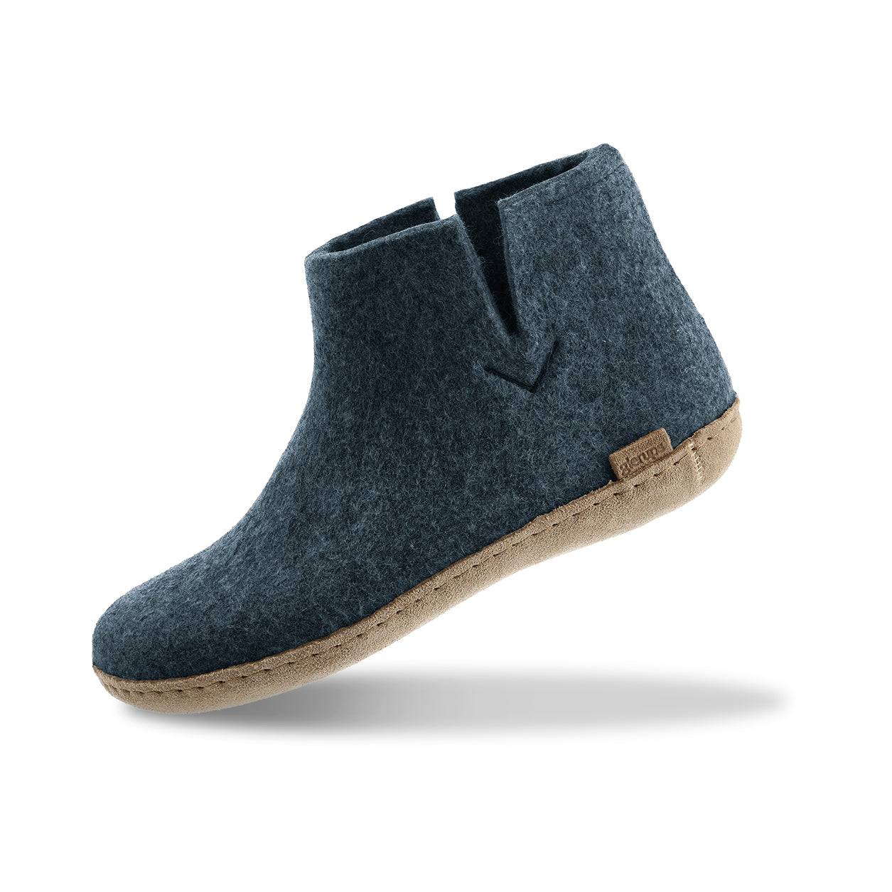 Støvle med skindsål - Denim - 38