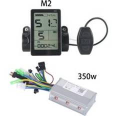 24v/36v/48v 350w 500w elcykel borstlös motorkontroll med lcd-display elcykel skoter elcykeldelar zemake - M2-350w