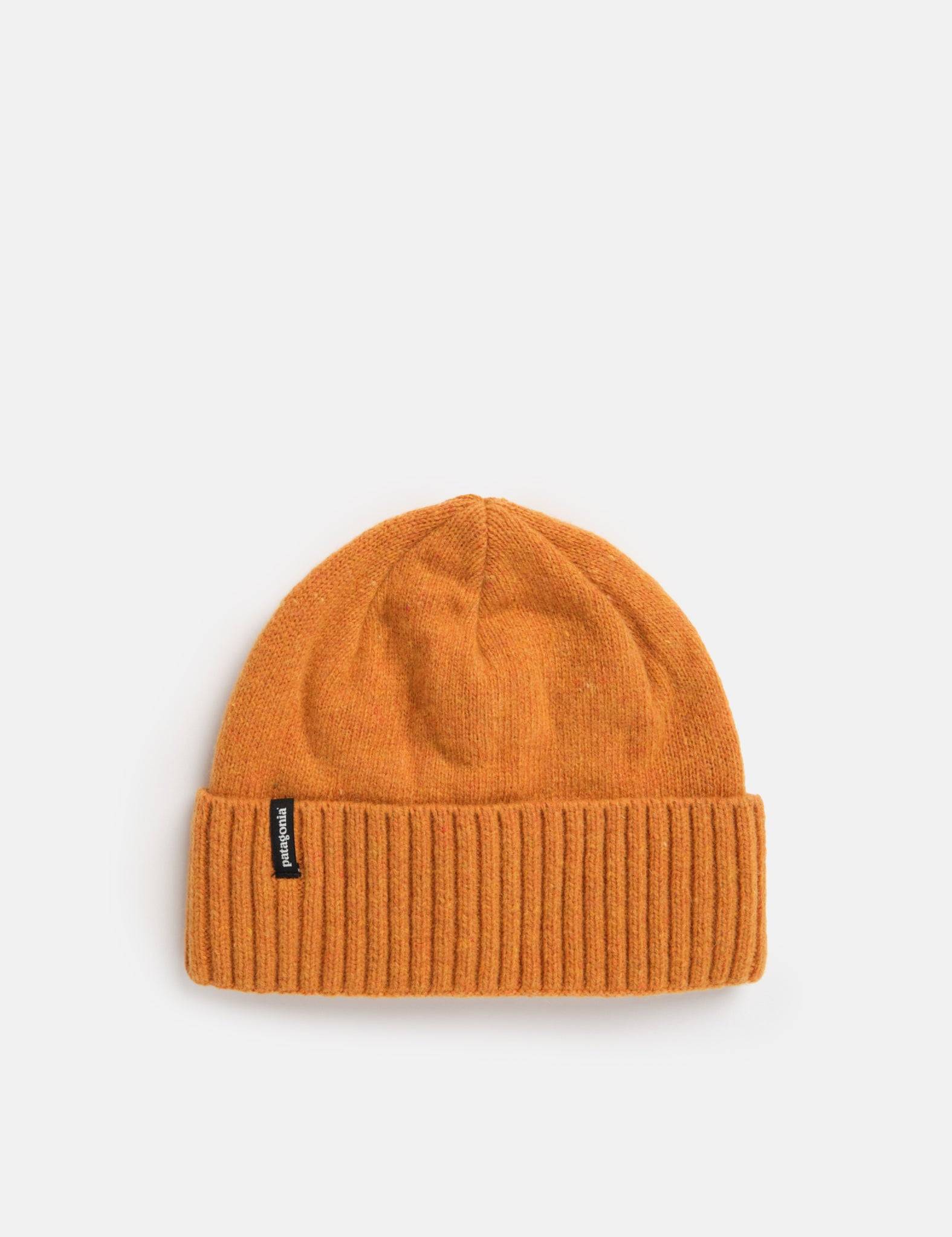 Patagonia Brodeo Beanie Hat - Driend Mango - Yellow / One Size