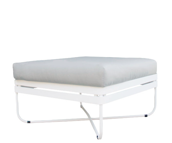 Ygg&Lyng Bris Outdoor pouf modul - Hvid / Sort