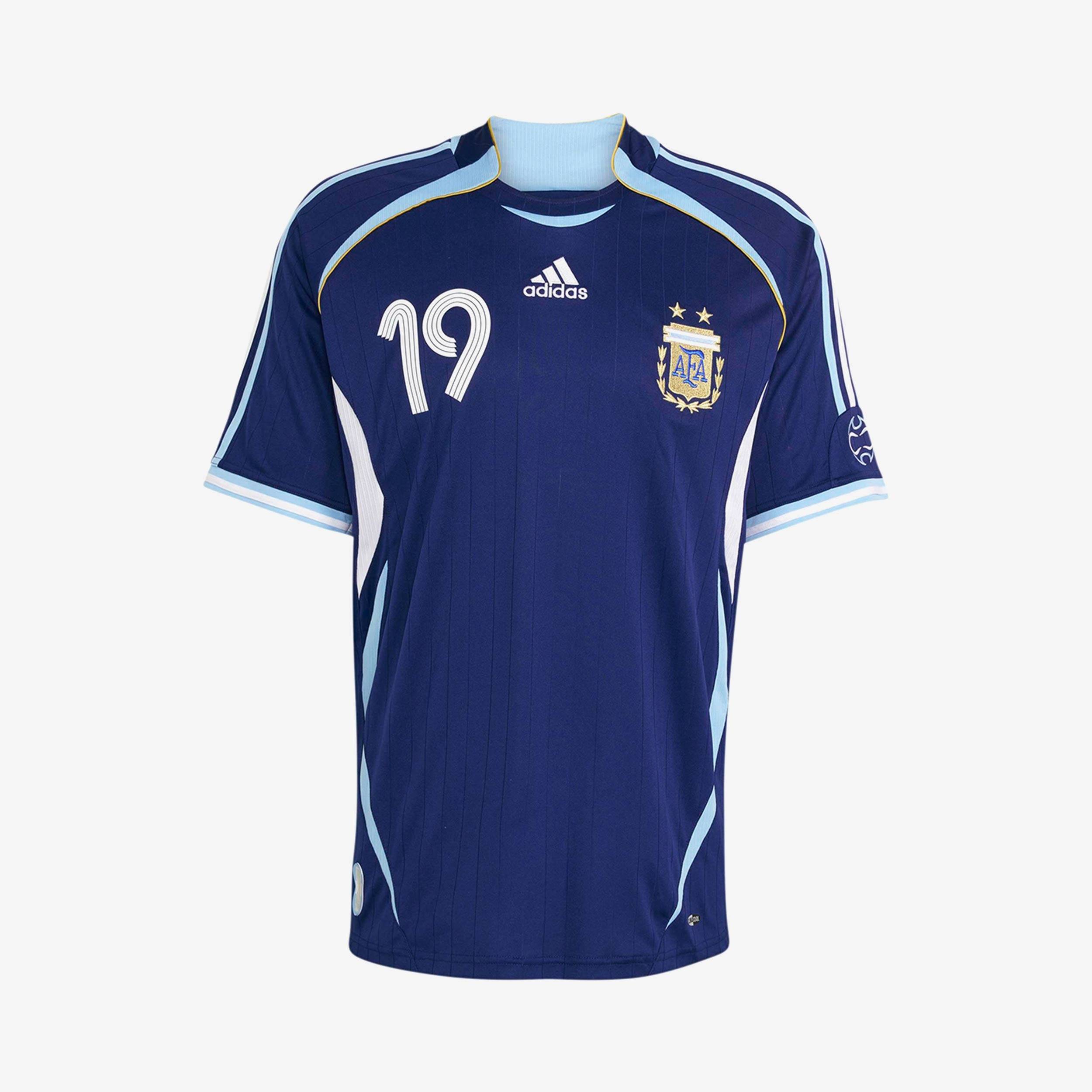 adidas Argentina Away Jersey 2006 Messi - dark blue - male - XXXL