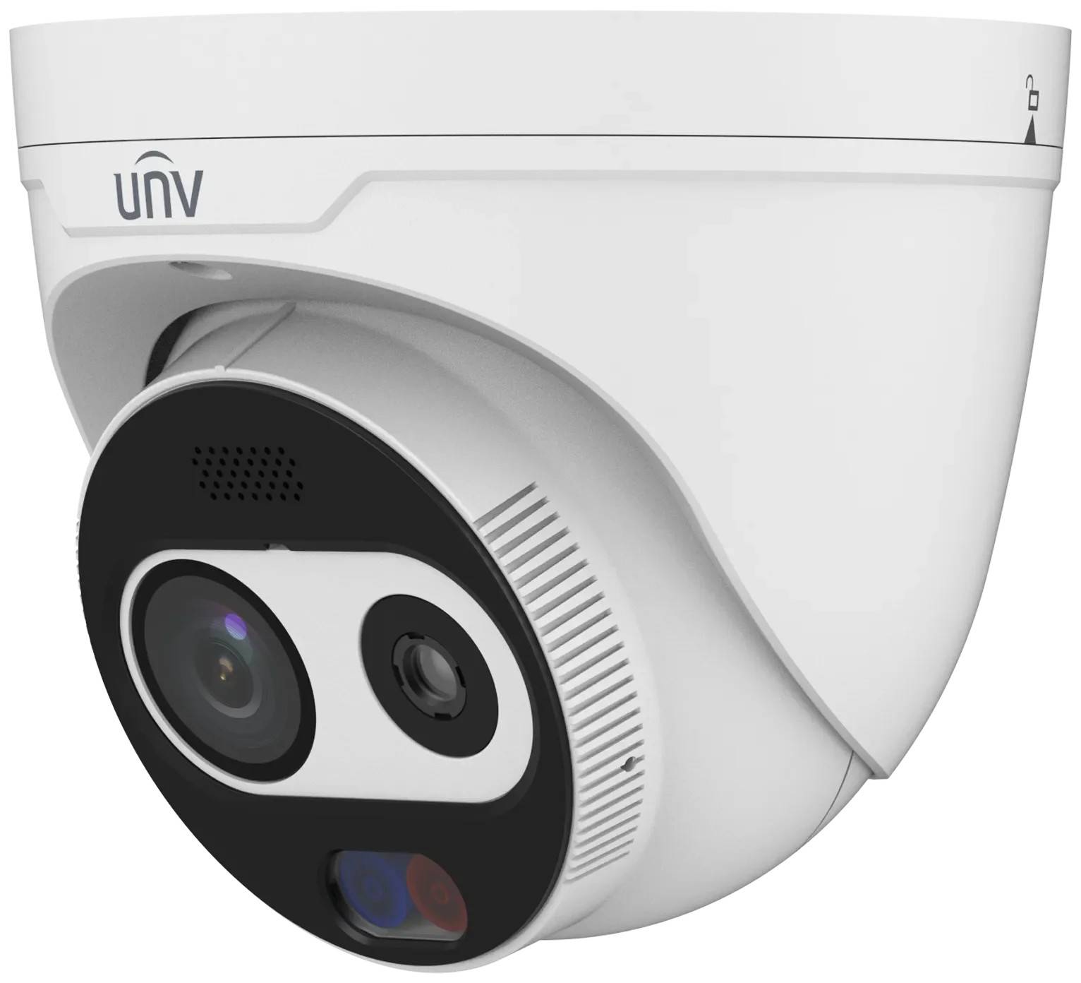 Uniview termisk og optisk turret 7mm mic/spk/strobe
