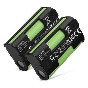 2x Batteri för Sennheiser ew100 SKM 100 SK 100, ew300 SKM 300, ew500 SK 500, SKM 2000, EK2000, SK 2000, BA 2015 1600mAh från CELLONIC