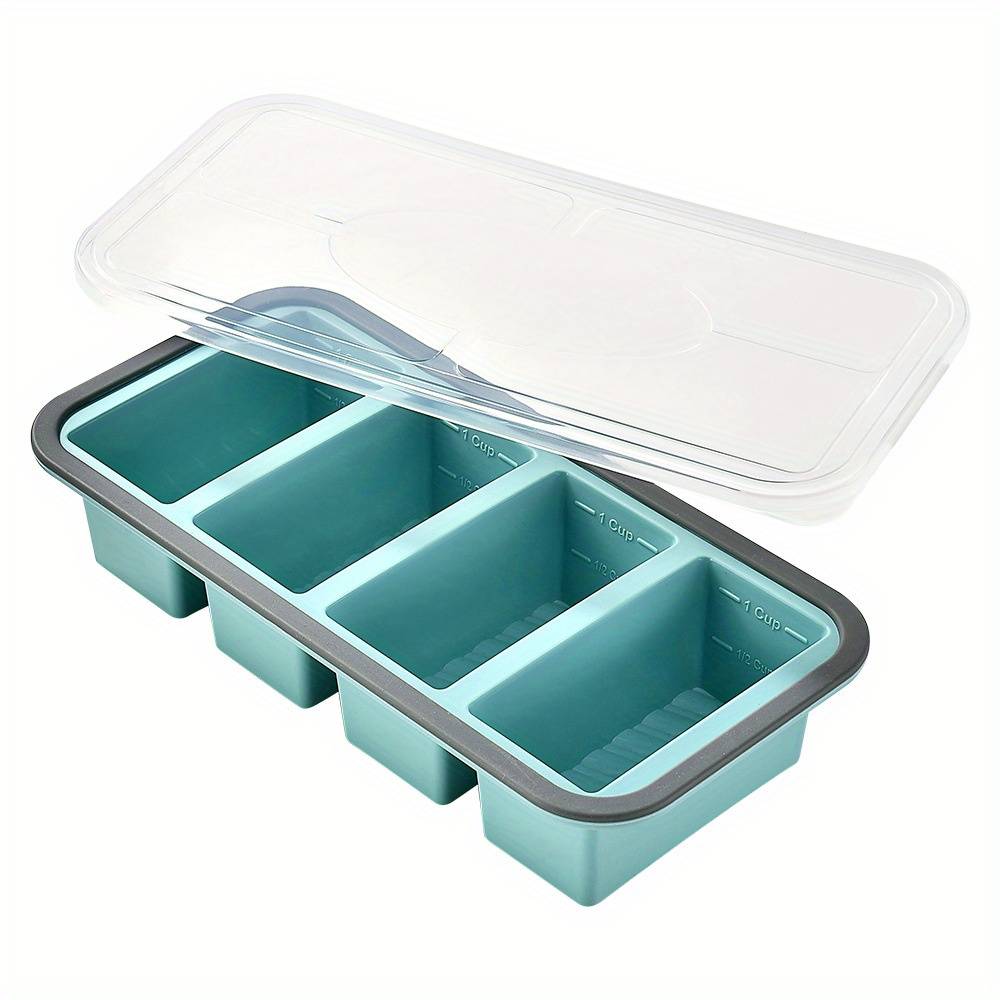 Divided Food Storage Container – Microwave & Freezer Safe – Airtight Lunch Box With Compartments – Dishwasher Safe – Perfect For Meal Prep & Fridge Organization