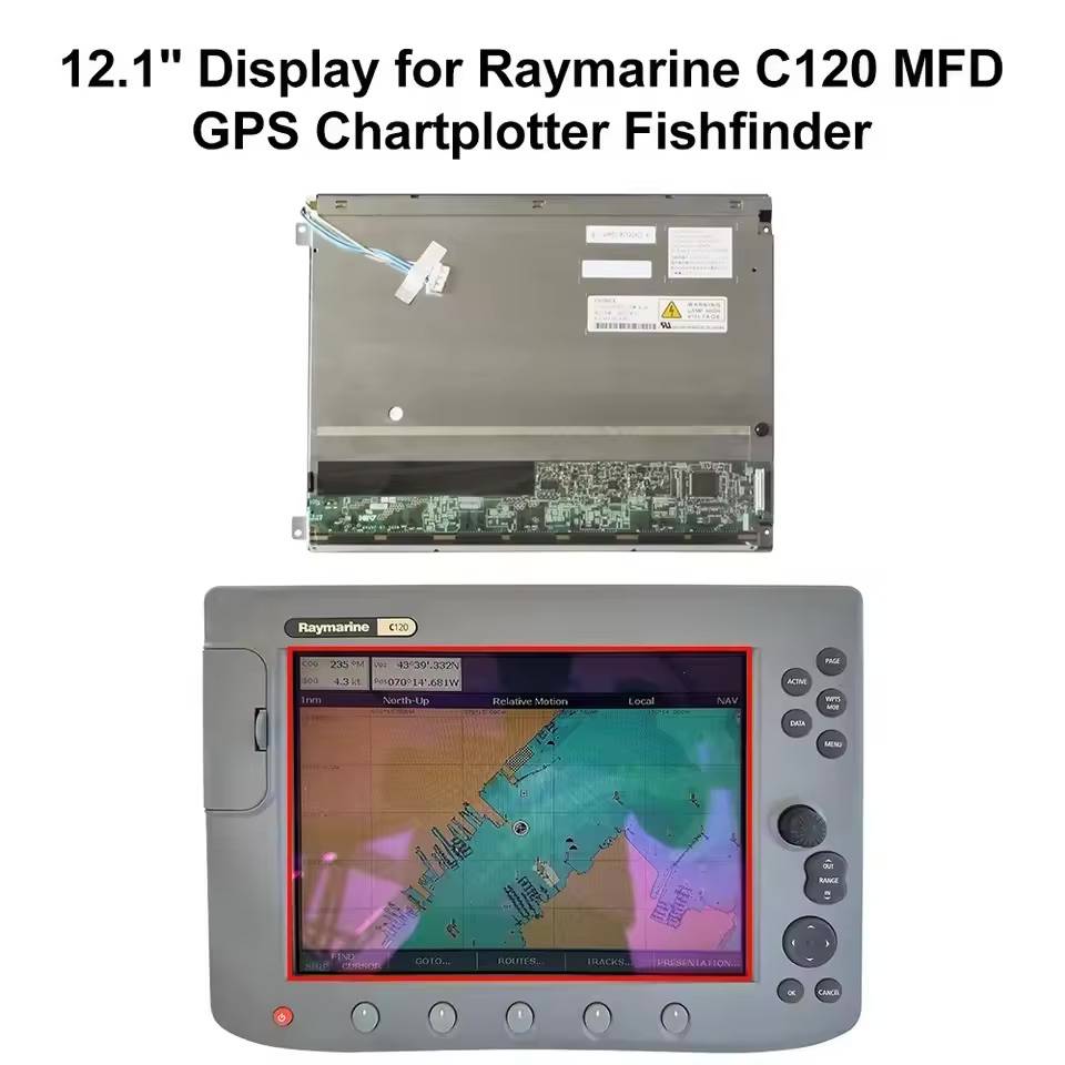 12.1" Display for Raymarine C120 MFD GPS Chartplotter Fishfinder E02022