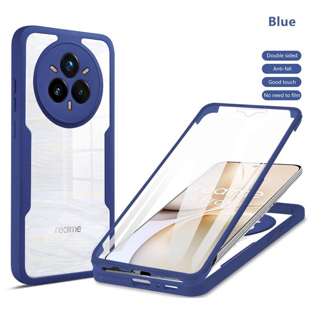 Fodral med full täckning för Realme 14 Pro + Realme14 Pro realme 14 Dubbelt skyddsskydd Full täckning