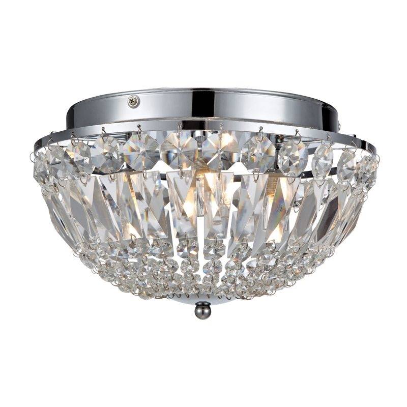 Estelle Kristallplafond IP44 Krom