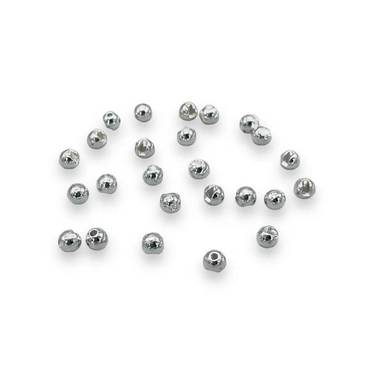 Upavon Slotted Tungsten Beads 3,5 mm (25 pcs) (Färg: Silver)