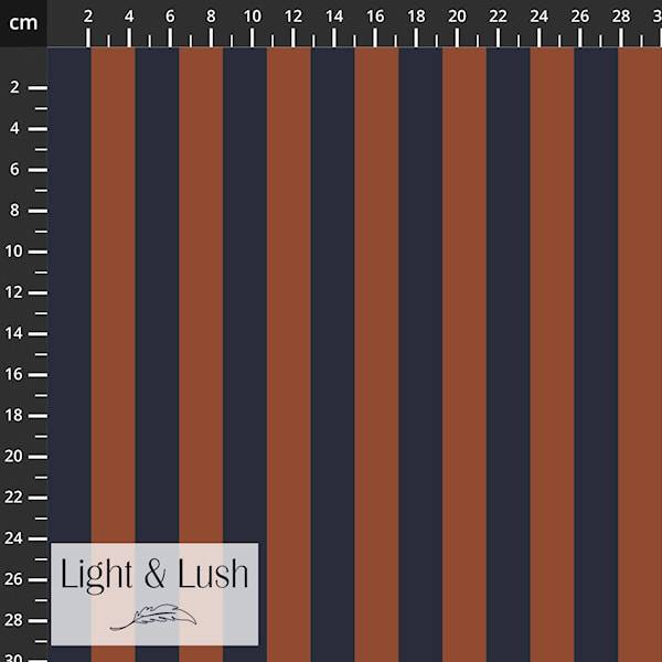 Viskose Basic m/striber "Light & Lush".