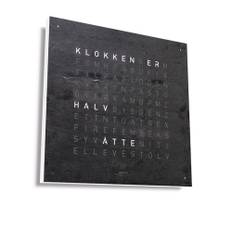 Qlocktwo - Qlocktwo Large Creator's Edition Metamorphite Norsk, NO - Klockor - Biegert & Funk - Svart