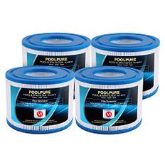 POOLPURE Ersättning Spa Filter för Typ VI SPA, filter för badtunna ersätter 90352E, Lay-Z spa, set med 4