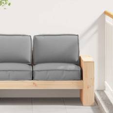 vidaXL Palle Pudesæt 2 pcs Grå 60 x 60 x 12 cm Oxford stof