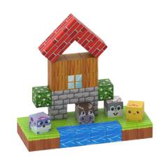 Mag Cube Magnetic Building Set Magnetic Blocks Building Blocks Magnetic Toys 3D Puzzle Magnetic Puzzle DIY Children Toys Ranch X75-Mini (46pcs)