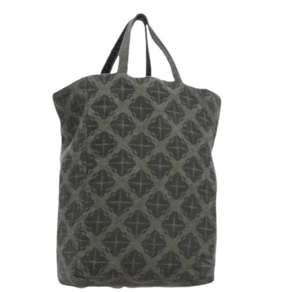 Bottega Veneta Vintage Pre-owned Vintage Uld Tote Taske - Vintage - Dame - Grå - ONE SIZE - Uld