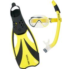 Aqua Lung Snorkelsæt - Adult - Compass - Black/Yellow - Aqua Lung - M/L - Snorkel
