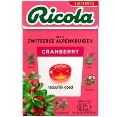 Ricola Cranberry Sukkerfri Urtebolsjer 50g