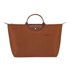 Longchamp rejsetaske håndtaske nylon vandtæt dumpling taske med okselæder stor kapacitet bagagetaske skuldertaske