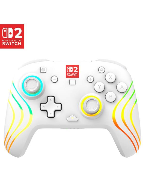 Turtle Beach Afterglow Wave - White - Wireless Controller - Nintendo Switch 2
