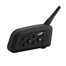 Bluetooth Intercom, V6-1200 motorcykelhj?lm Tr?dl?st Bluetooth intercom handsfree-system f?r 6 personer