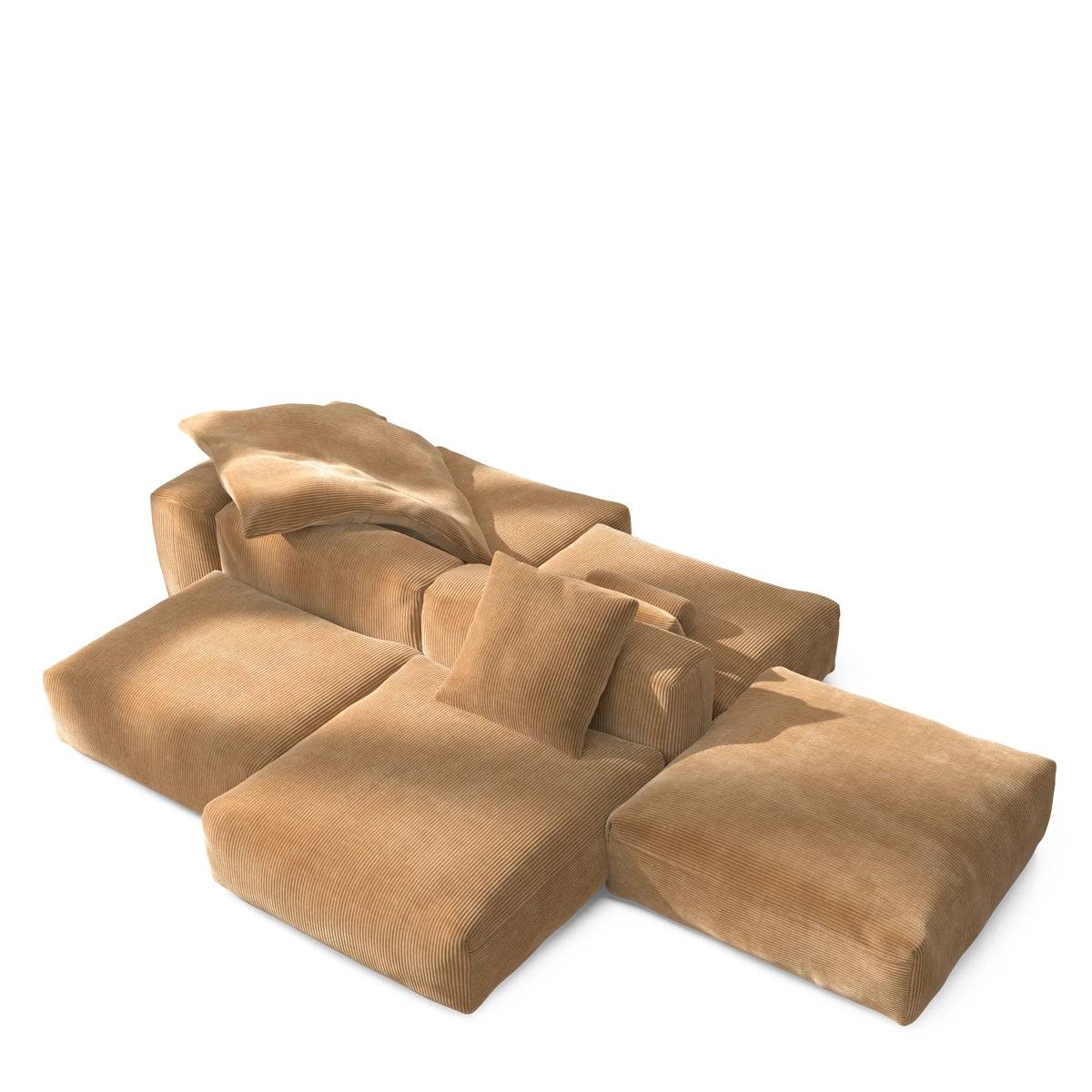 Vetsak Sofa - Sofa Set 09 - Cord Velour - Camel