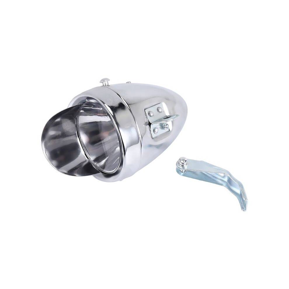 Bicycle Hat Lamp Bike Front Light Retro Headlights Metal Silver 6Led Waterproof Headlights Riding Equipment Bicycle Accessories