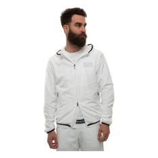 Emporio Armani Ea7, Jacka, Herr, 3Xl, Polyester, Core Hooded Jacket - white (3XL)