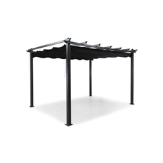 Comfort Garden Pergola med tak svart