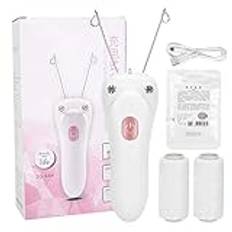 Elektrisk Ansiktshårborttagare För Kvinnor, Elektrisk Vit-rosa Trådepilator, USB-laddning Elektrisk Bomullstrådepilator, För Ansikte Armar Ben Bakåt(rosa)
