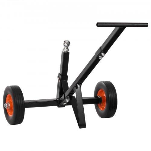VEVOR släpvagn, 600 kg tungviktskapacitet, släpvagnsflyttare i kolstål med 1-7/8 tums dragkula och 10 tums solida däck, bärbar dragvagn för flytt av bil, husbil, båtsläp