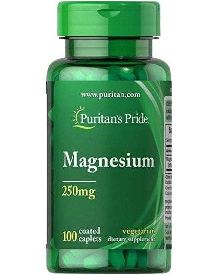 Puritan's Pride - Magnesium, 250 mg, 100 kapslar