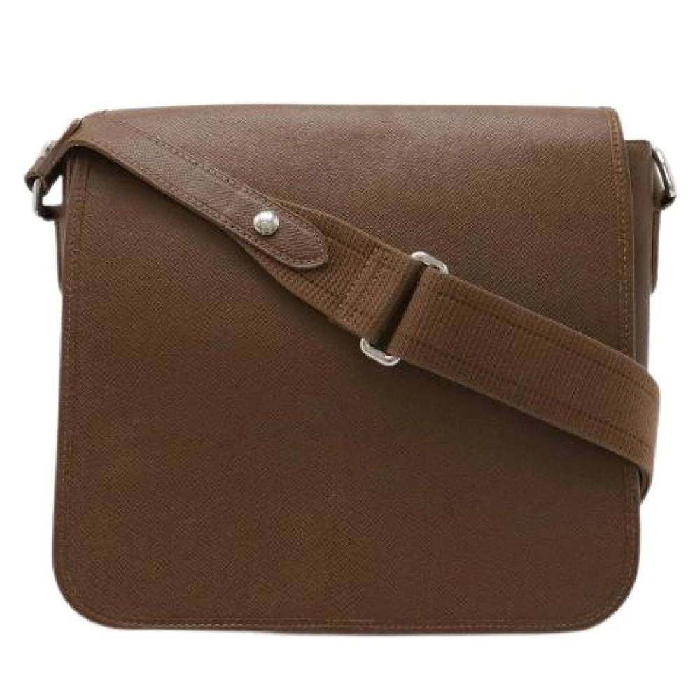 Louis Vuitton Vintage Pre-owned Andrei Taiga Skuldertaske - Vintage - Herre - Brun - ONE SIZE - Uld