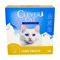 Clever Cat Less track kattegrus 10 L