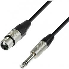 Adam Hall Cables K4 BFV 0500 Mikrofonkabel REAN XLR female auf 6,3 mm Klin