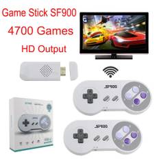 SF900 Consola for Super Nintendo 16 Bit Game Stick 4700 Retro Games HD Video Game Consoles for NES SNES Wireless Controller 1500 games