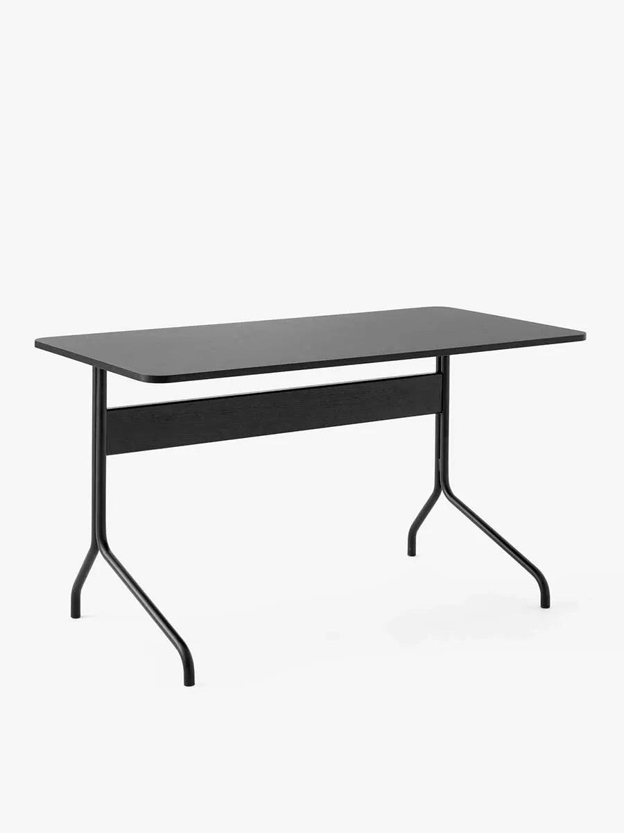 Pavilion Skrivebord AV16 fra &Tradition Sort linoleum-sort egefinér - Jacobsen Plus