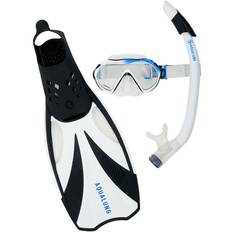 Aqua Lung Snorkelsæt - Adult - Compass - Black/White - Aqua Lung - L - Large - Snorkel