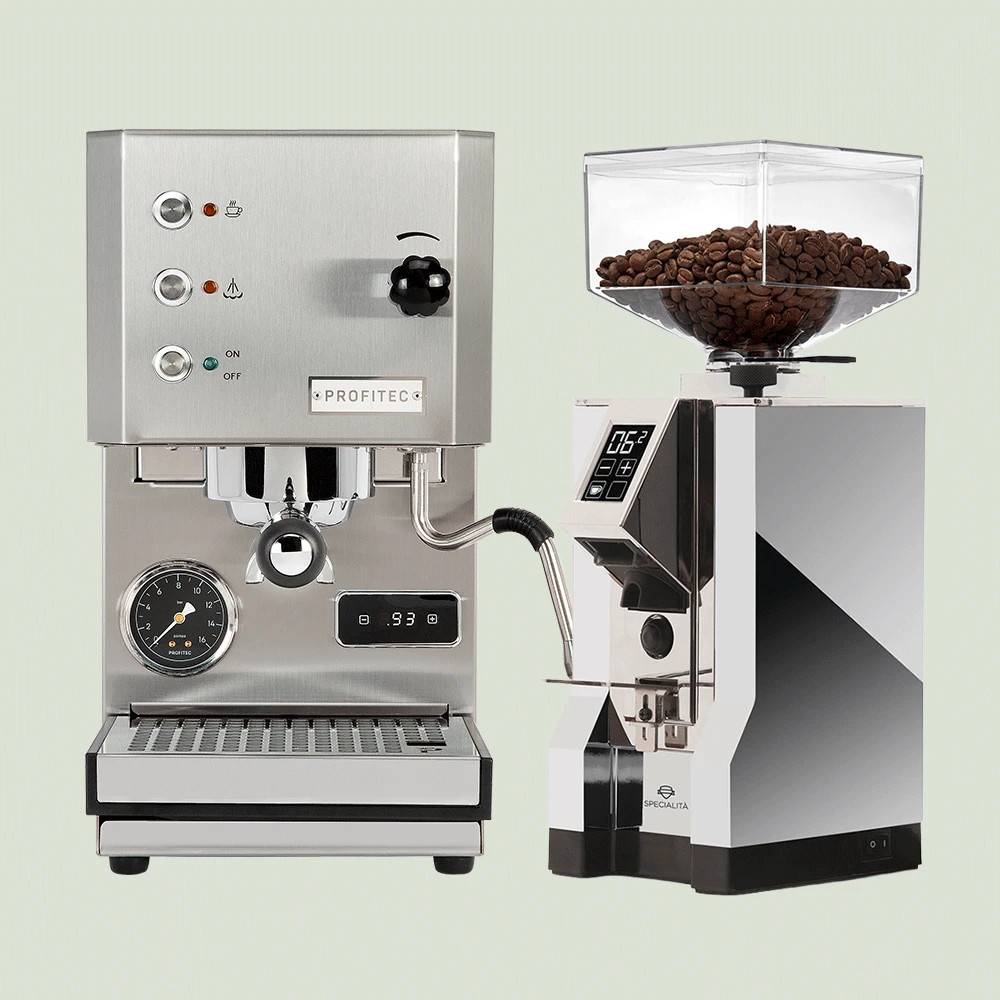Profitec GO Stainless Steel (2025) og Eureka Mignon Specialitá Chrome
