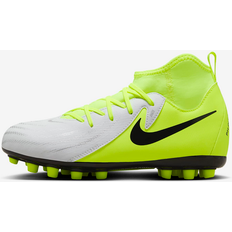 Nike Younger/older Kids' Artificial-grass High-top Football Boot Jr. Phantom Luna 2 Academy Fotbollsskor Metallic Silver/Volt/Black - US 1Y
