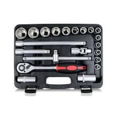 Homeworx Hylsnyckelsats - 1/2" 21 delar
