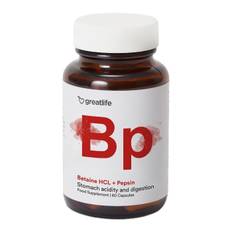 Betain HCL + Pepsin (Saltsyre-støtte)