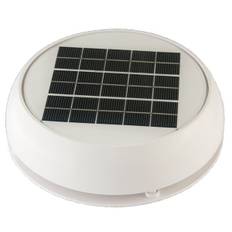 Marinco 3" Day & Night solcelle ventilator, plast hvid - 1100051