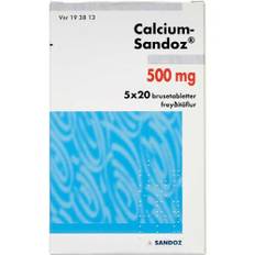 CALCIUM SANDOZ BRUSETABL 500MG 100 ST(5X20)