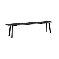 HAY CPH215 Deux 2.0 bänk 200 cm Black laminate-lacquered beech - Svart
