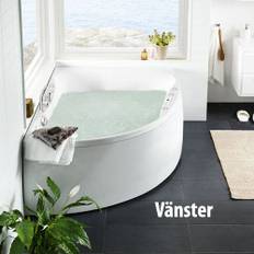 Badkar Westerbergs Ocean 170 Duo R/L Vänsterutförande - Installation/montering finns att köpa till