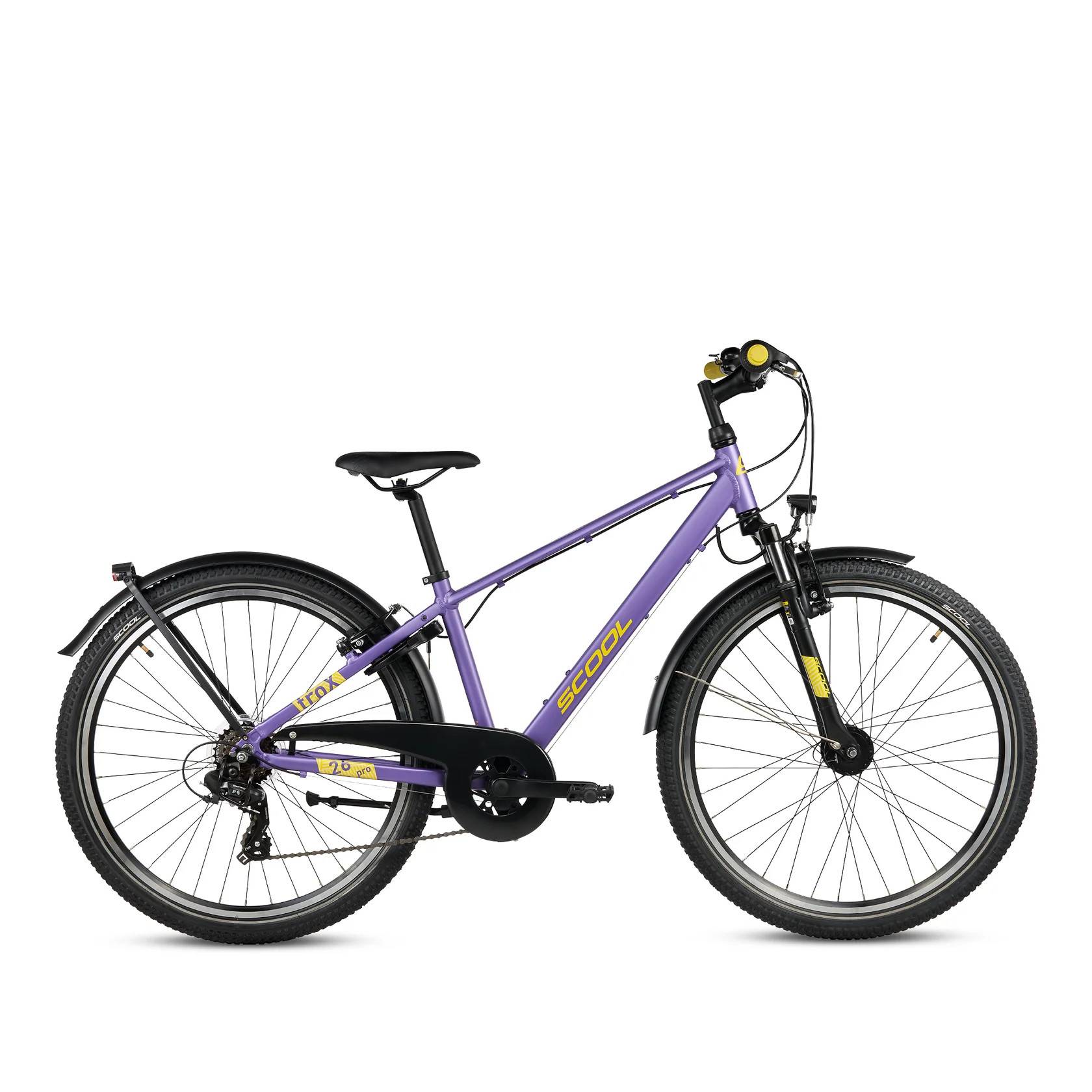 S'COOL troX Pro 26-K7 26" cykel med 7 gear - lilla