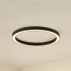 LED loftslampe Neor Lucande, dæmpbar, Sort, Gangområde, Metal, Moderne