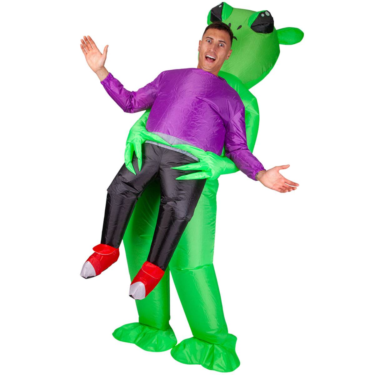 Uppblåsbar Carry Me Alien Maskeraddräkt