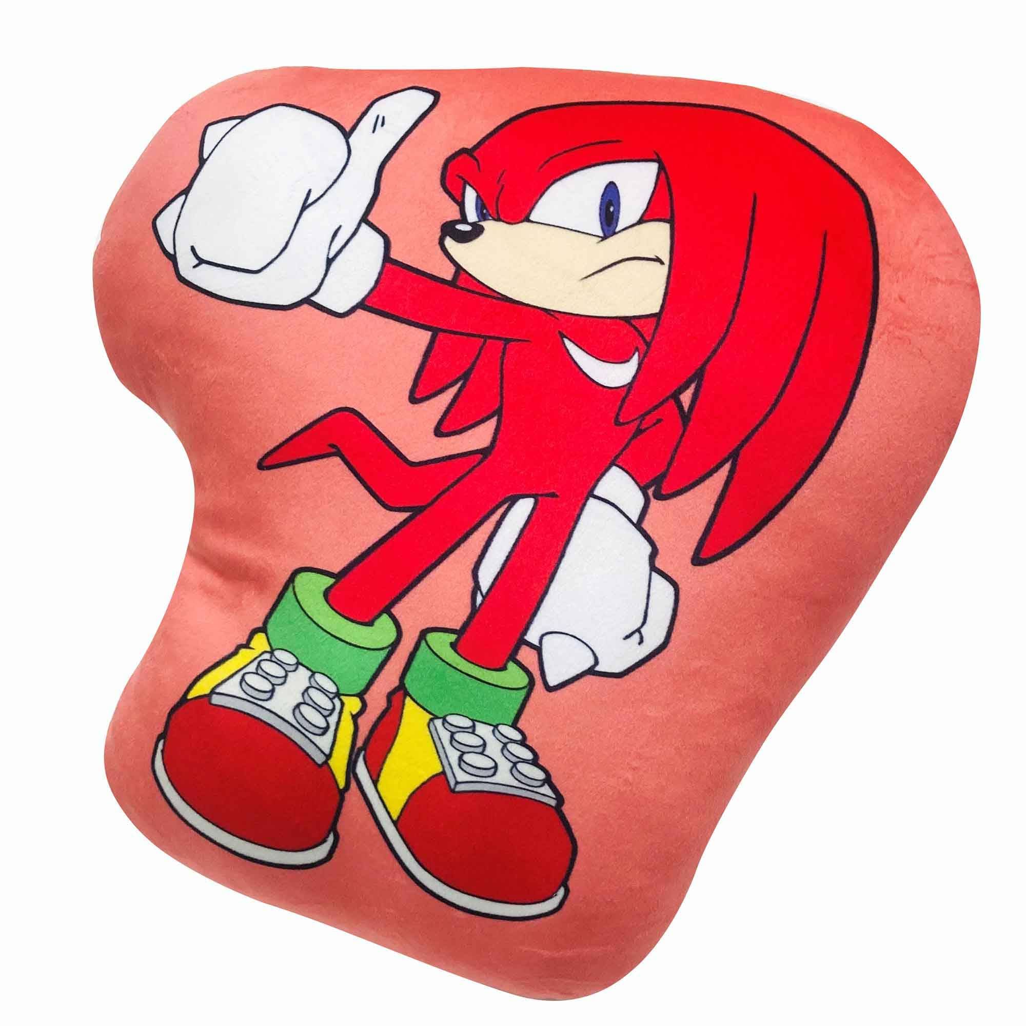 MORIPiLO Sonic Body Pillow Mochimochi Stuffed Toy Goods Backrest Nap Pillow Red 40x40x10cm Cute Soft SEGA Sonic the Hedgehog Character Pillow
