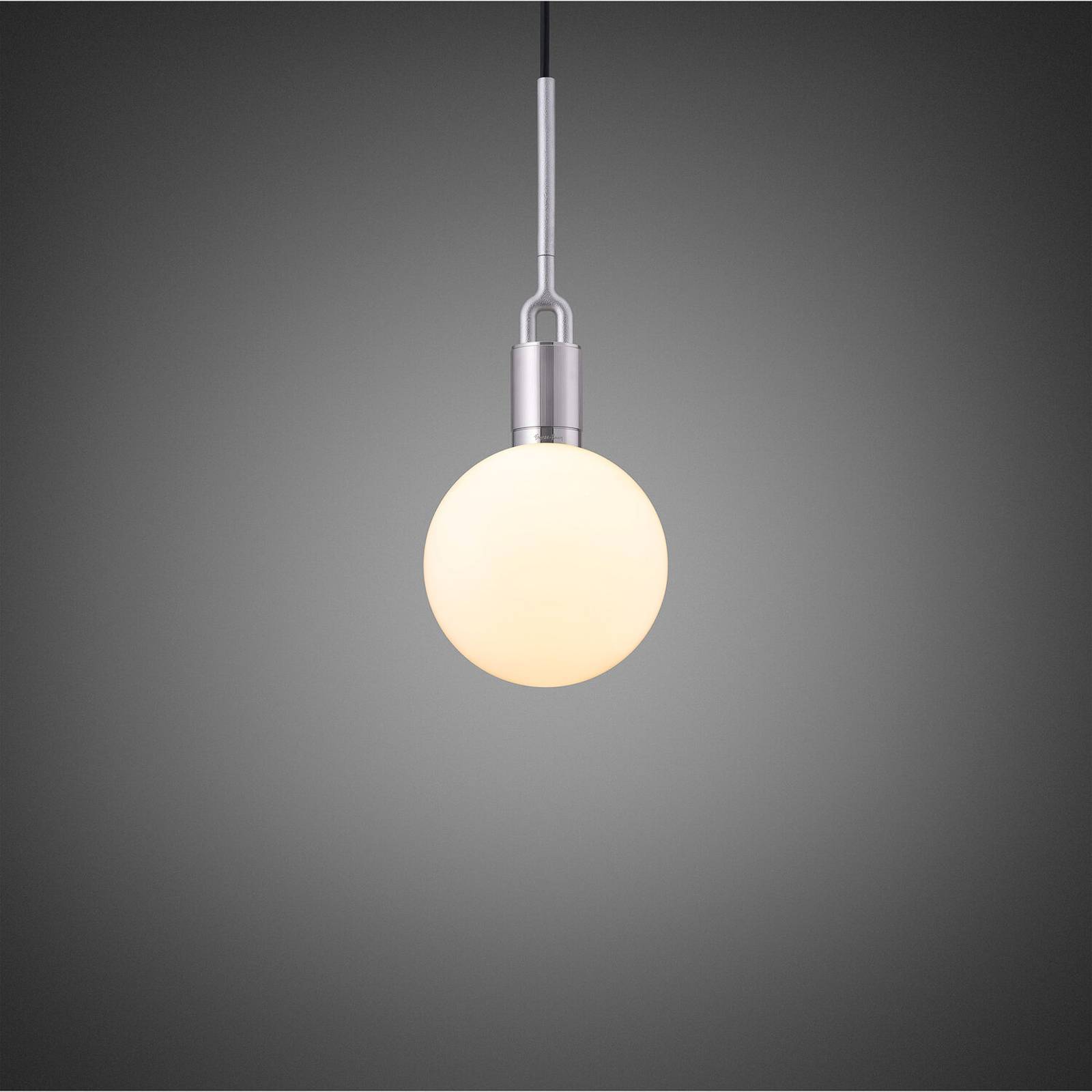 Buster + Punch Glas pendellampa Forked, dimbar, Aluminium / grå / zink, Vardagsrum / matsal, Metall, Pendellampa