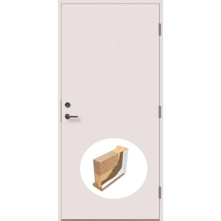 Høgild Branddør EI2-60 Venstre 886x2089x54/121 70% PEFC 9160290
